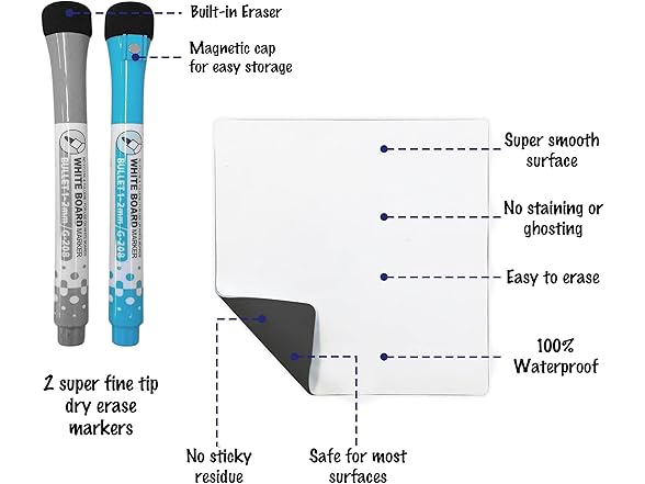 Dry Erase Reusable Sticky Notes