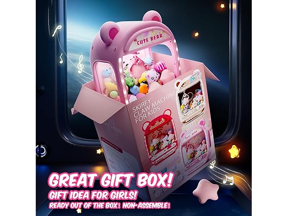 Skirfy claw machine for kids