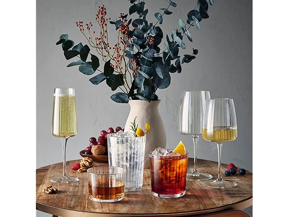 Bormioli Rocco Exclusiva 18 oz. Merlot Red Wine Glasses Set