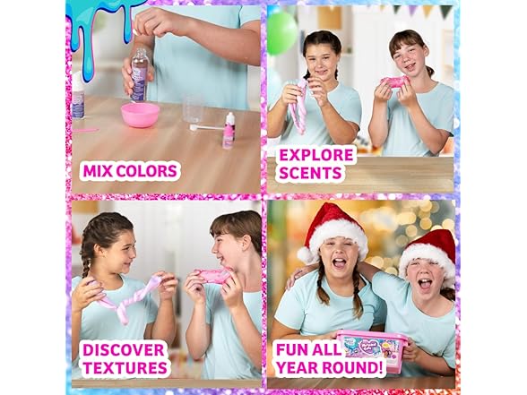 Aqua Endless Summer Mermaid Cove DIY Slime Kit