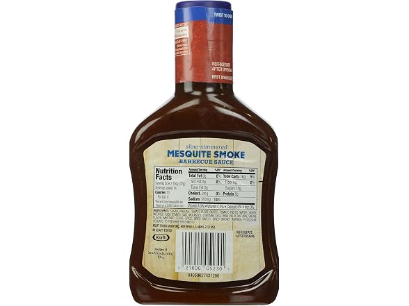 Kraft Mesquite Smoke BBQ Sauce (18 oz