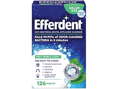 $2.99, Was $5.74, 47% Off! Efferdent Retainer Cleaning Tablets dealfomo