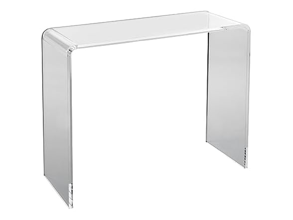 Acrylic Console Table, Clear Acrylic End Table