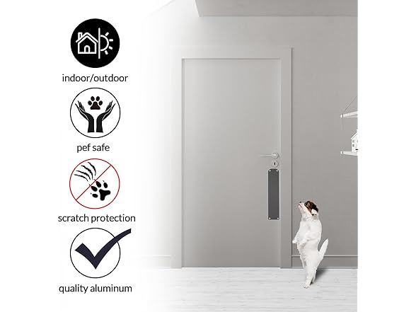 Door Protector Dog Scratch 6x22 Bronz