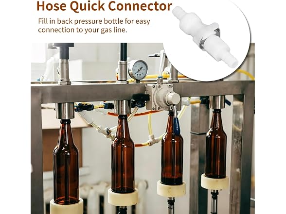 Hose Quick Connector, 5/16in Barb Plastic Tubing C