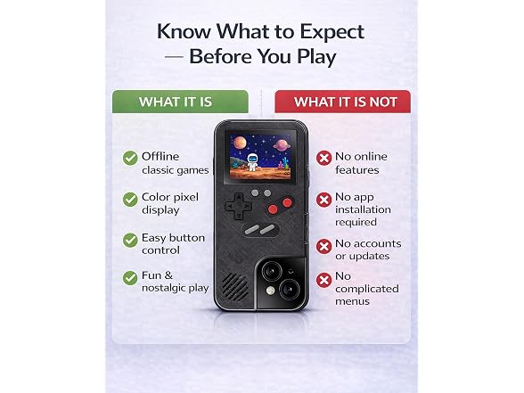 Chu9 Game Phone Case, 168 Built-in Small Video