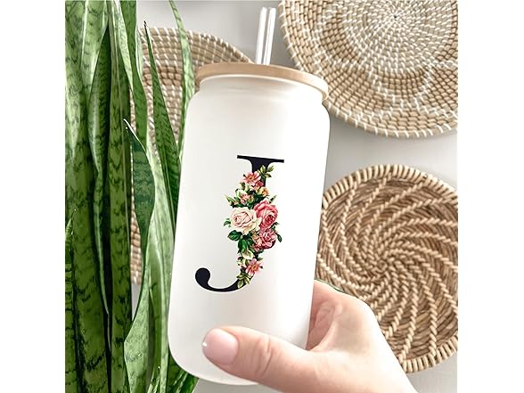 BIPEDS Personalized Glass Cups with Lids