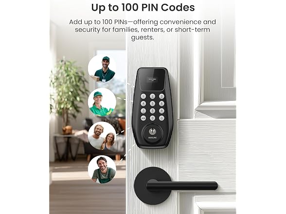 DESLOC C100 Smart Lock with Lever Handle