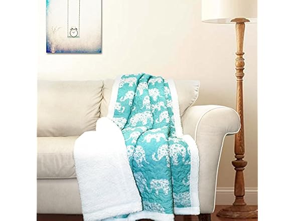 Lush Decor Elephant Reversible Throw