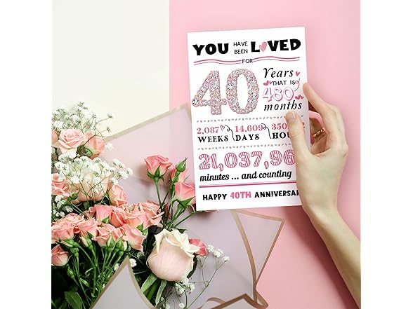 ATTLVV Happy 40th Anniversary Cards