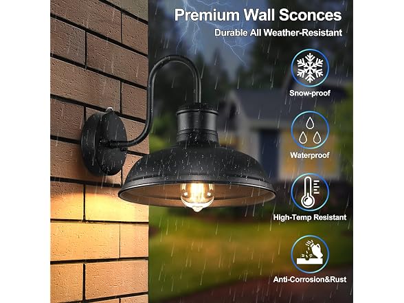 TOBUSA W0288 Outdoor Wall Sconces