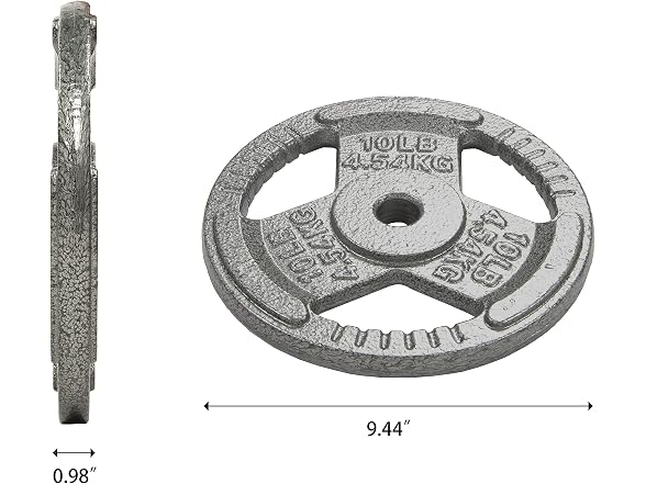 Fitvids Cast Iron Plate Weight Plate– 10LB (Pair)
