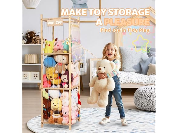 TOPHDY Stuffed Animal Storage