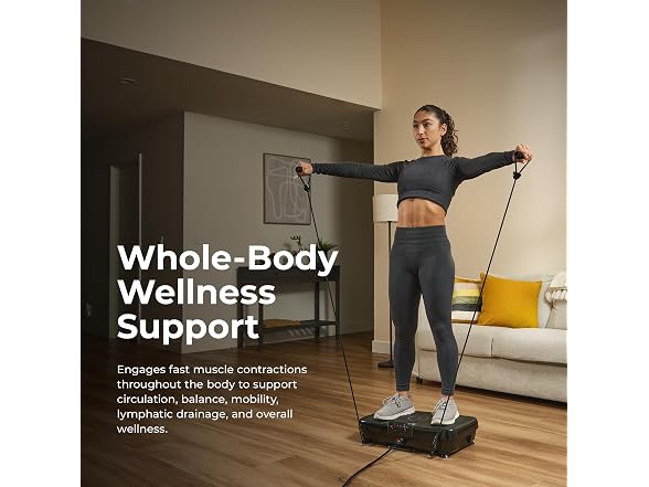 Sunny Health & Fitness 2D Vibration Platform Exercise Machine w/ Remote