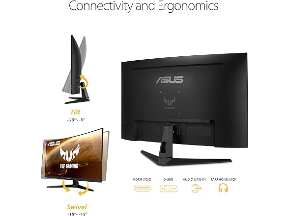 ASUS TUF Gaming 32” FHD Curved Gaming Monito