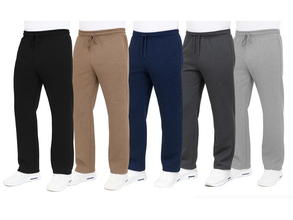 3Pk Heavyweight Fleece-Lined Sweatpants