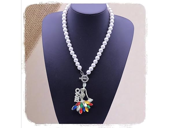 Masonic Pearl Star Necklace