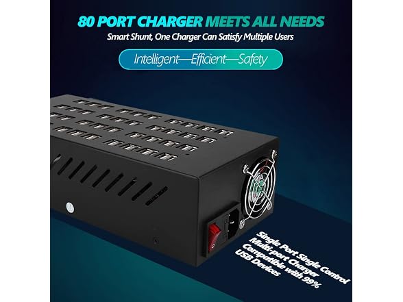Bewinner Bewinner USB Charging Port Hub, 80