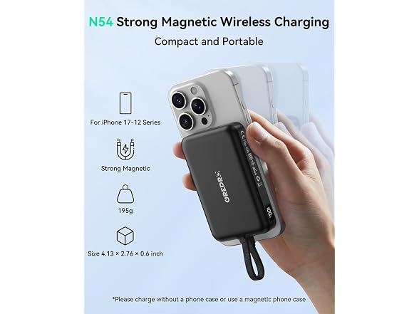 GREPRO Magnetic Power Bank 10000mAh