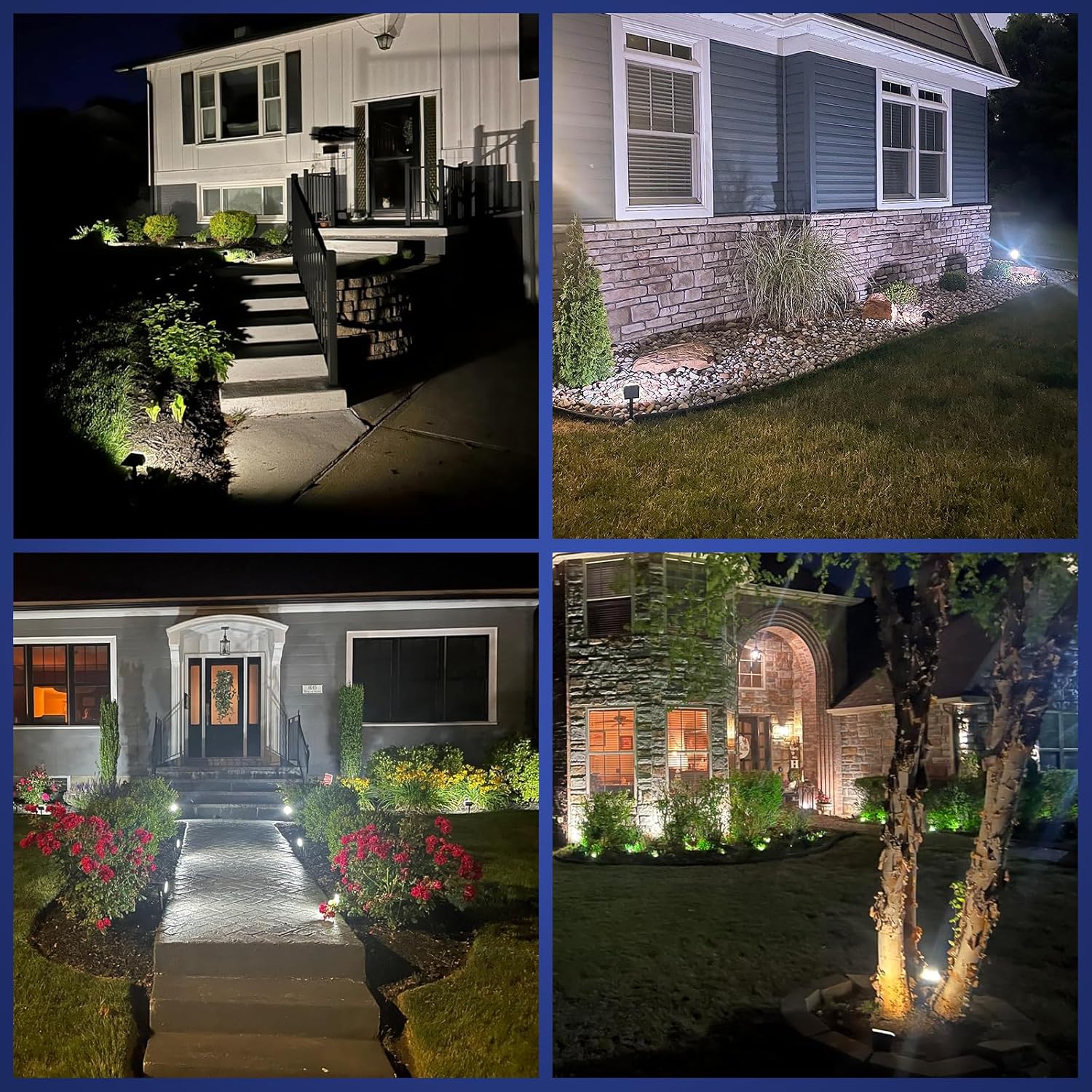 Hakol 4-pk Solar Lights Outdoor Waterproof - Gallery 12