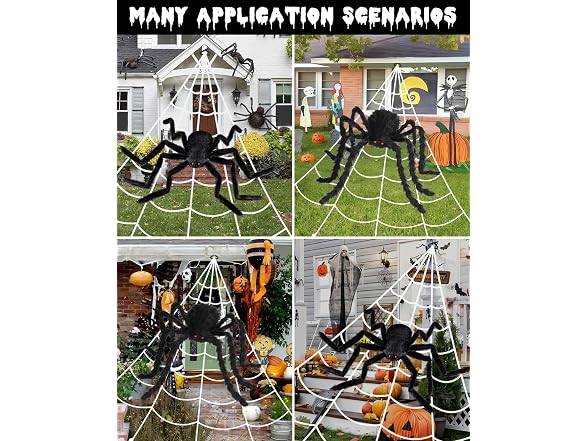 ECOHDT Brighter Spider Webs Halloween