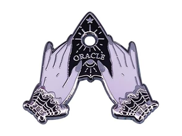 QUREZA Magic Brooch Oracle Enamel Pin