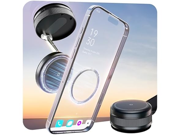 Vacuum Magnetic Car Phone Holder