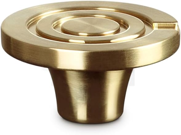 Le Creuset Crucible Knob, Large., Brass