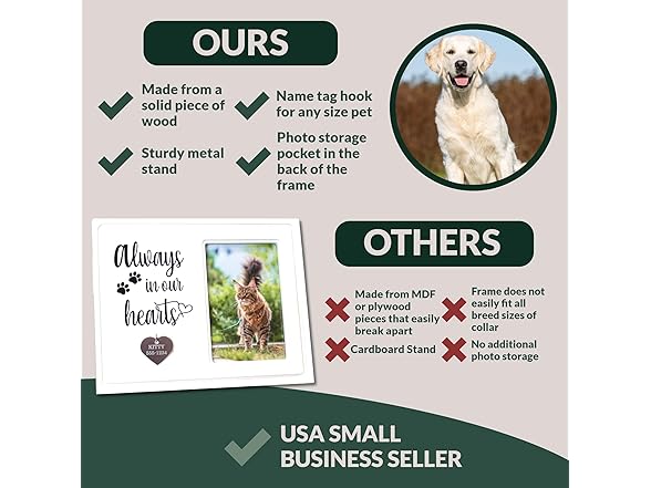 Memory Grove Pet Memorial Picture Frame