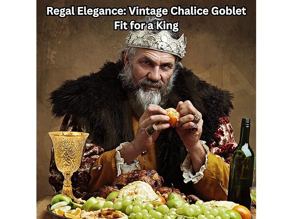 GUAAFA Medieval Goblet Vintage Chalice