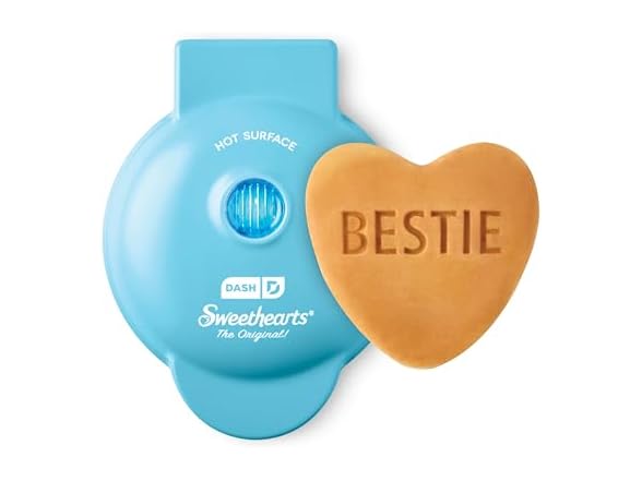 DASH x Sweethearts® Mini Waffle Maker
