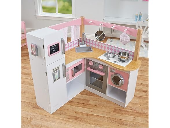 KidKraft Grand Gourmet Corner Wooden Play Kitchen