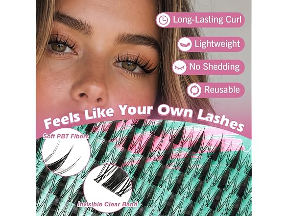 AMZGIRL Manga Lash Clusters Kit