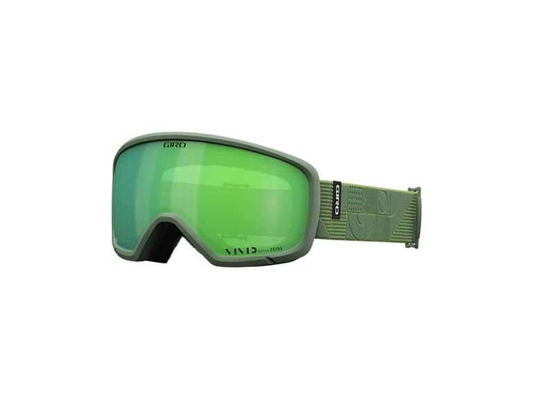 Giro Millie Women's Snow Goggles - Hedge Green Linocut Strap with VIVID Emerald Lens
