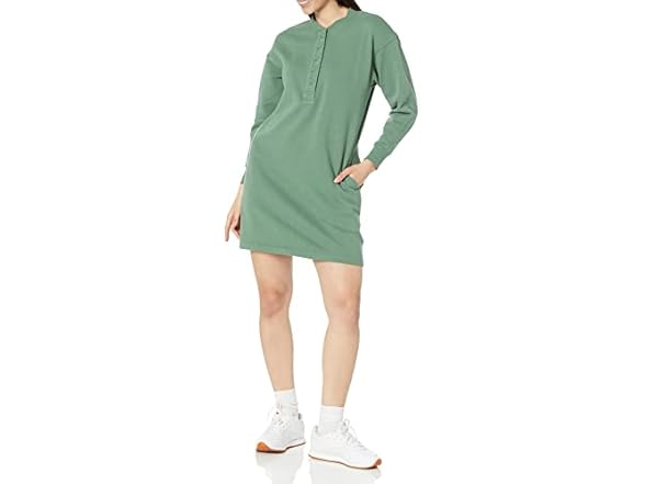 Amazon Essentials Womens Henley Dress