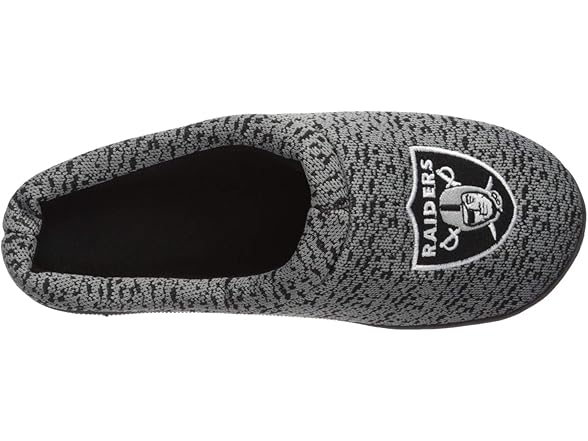 LAS VEGAS RAIDERS Mens Slipper (7-8)