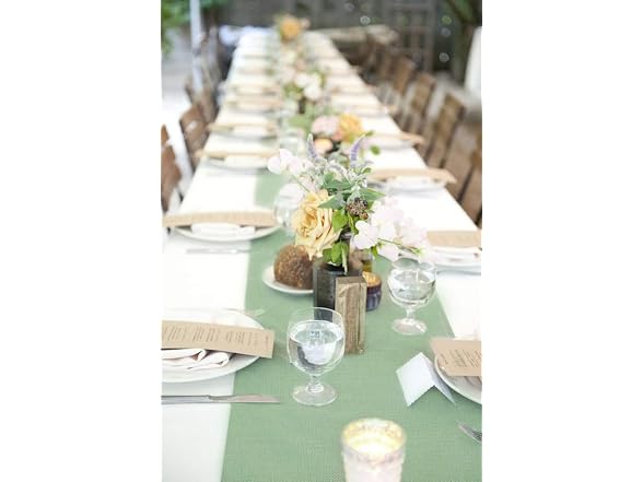 2 Pack Burlap Table Runners 13x84 inch