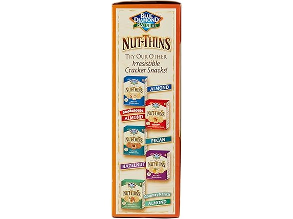 Blue Diamond Almonds Cheddar Nut-Thins, 4.2