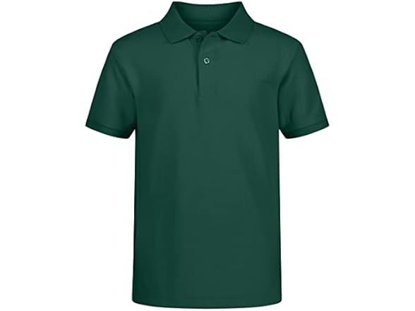 IZOD Boys' School Uniform S/S Pique Polo