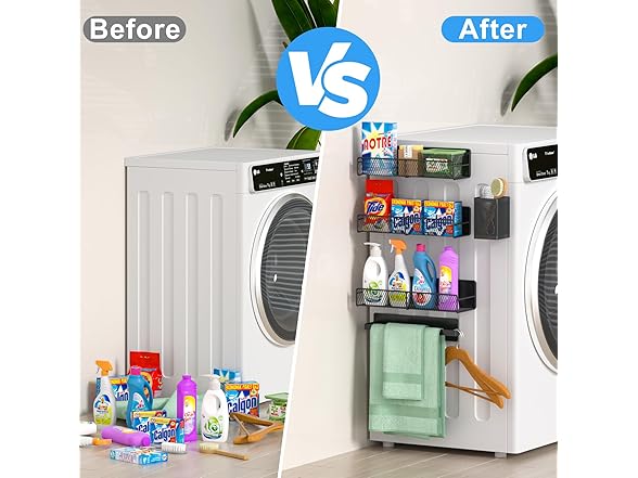 Magnetic Shelves for Washing Machine 6 Pack