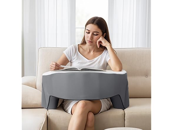 Ergonomic Lap Desk Pillow with Cooling Memory Foam