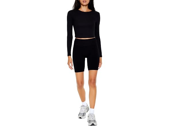 Forever 21 (XS) Cotton-Blend Crop Top