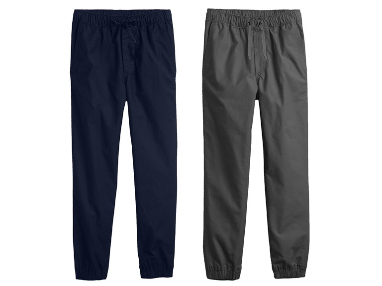 2PK Boy's Classic Stretch Twill Joggers