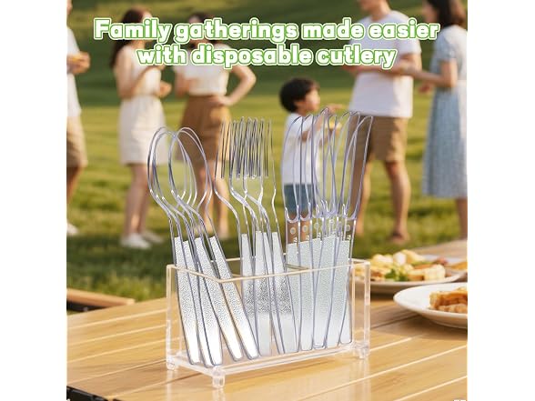 360 Ct Heavy Duty Plastic Silverware