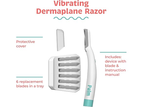 PalmPerfect Vibrating Dermaplane Razor