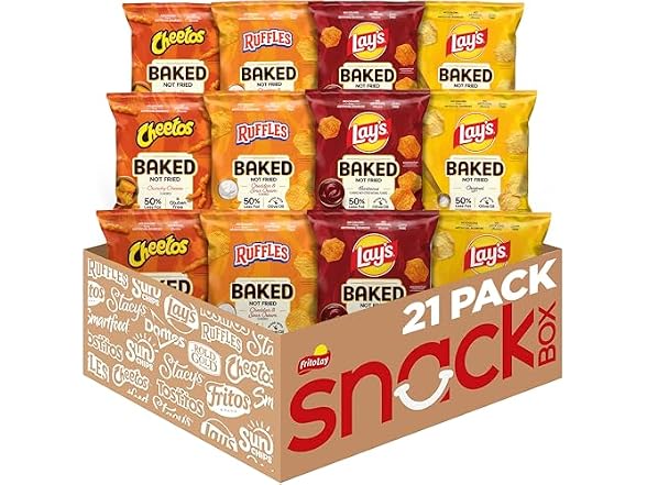 Frito Lay Baked Variety Pack of 21