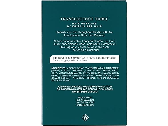 Kristin Ess Hair Perfume Translucence Three