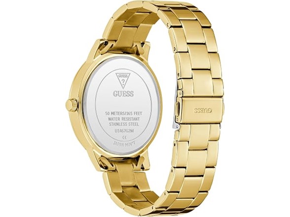 Guess Men's 44mm Gold Tone Watch