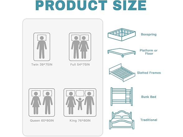 inight Luxury King Size Mattress, 12 Inch Hybrid Medium Firm