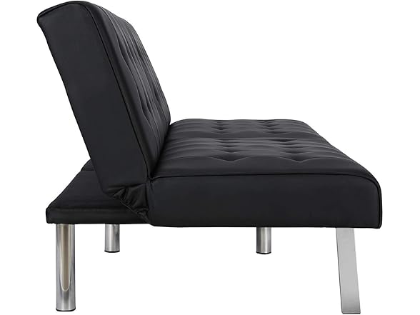 DHP Emily 71" Faux Leather Futon